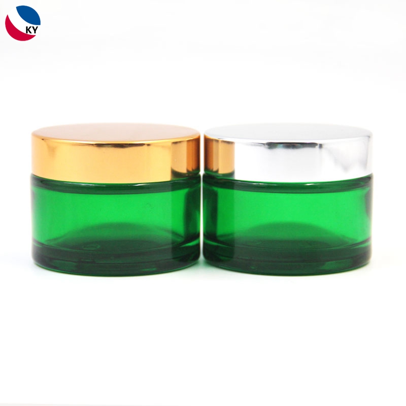 50g 30ml Custom Color Glass Bottle Glass Jar Cosmetic Packaging Sets