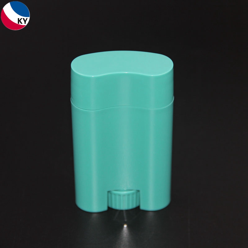 20ml Container Bottom Twist Cosmetic Push Up 20g Green Deodorant Tube Custom Color Oval Stick Containers for Deodorant Cream Packaging
