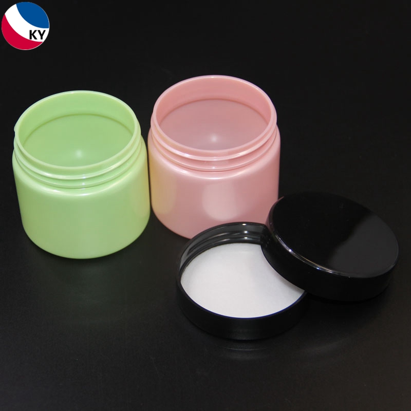 50g PET Face Cream pink green Color Plastic Pump Bottle Plastic Face Cream Jar For Cosmetic Container 