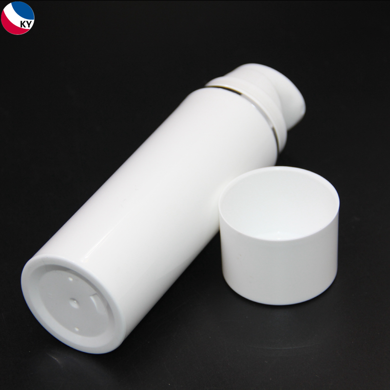 50ml 100ml 150ml 200ml White Color PP Plastic Airless Bottle Container for Face Serum Plastic Cosmetic Packaging 